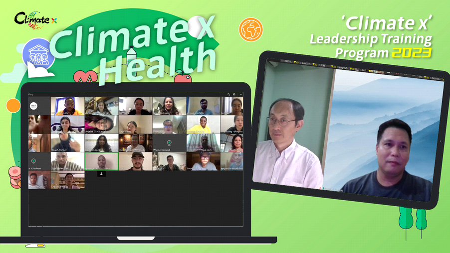 ‘Climate x’ Training 2023: Health adaptation to climate change