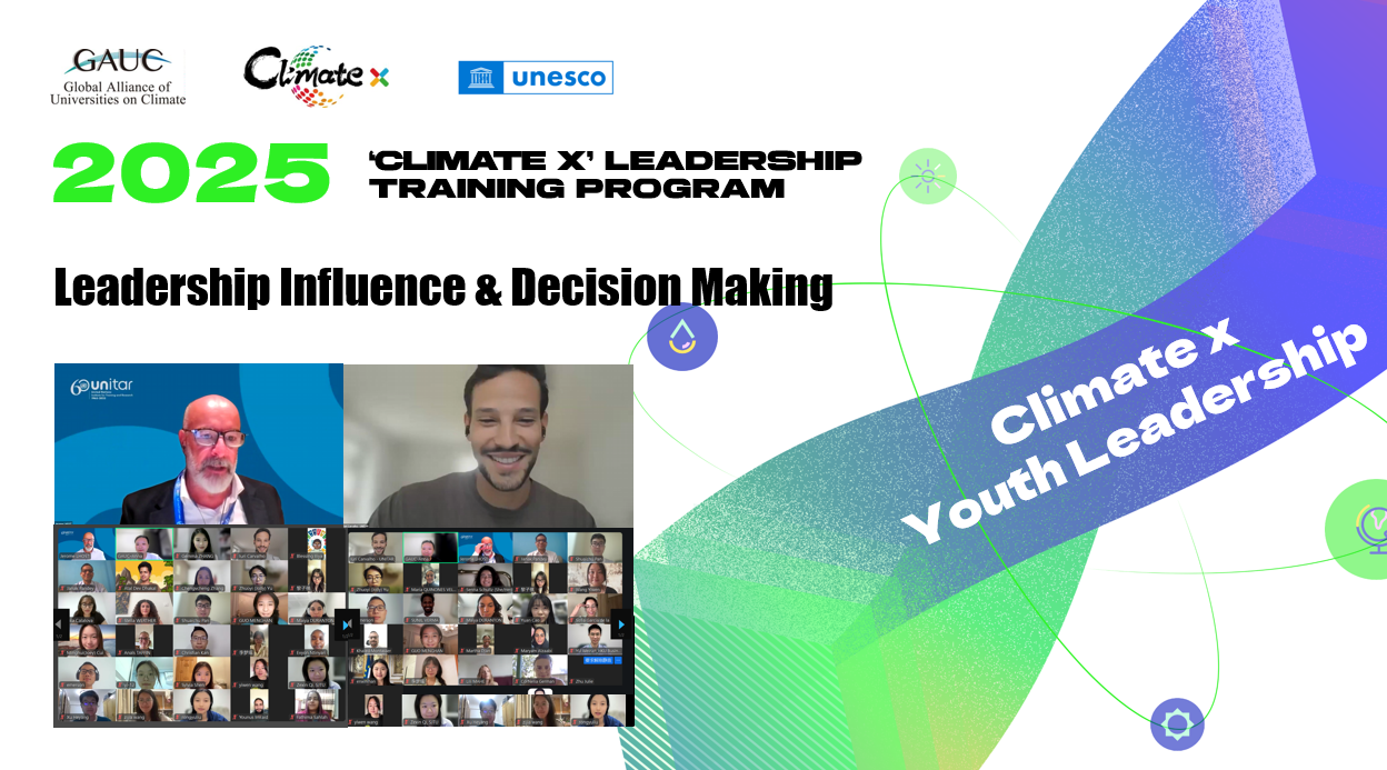 Mr. Jerome L’host Led Sessions on Youth Leadership in 2025 Climate x Leadership Training Program